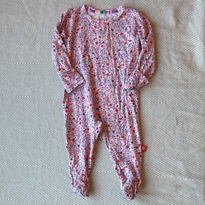 Magnetic Me Pink Floral Footie